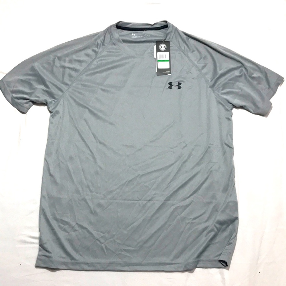 NEW Under Armour men’s Large tee. Grey.
